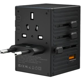 تصویر شارژر مسافرتی 5 پورت پرودو مدل Porodo FWCH038 universal 65W travel charger 