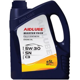 تصویر روغن موتور ایدلوب مدل 5W-30 SN حجم 5 لیتر AIDLUBE engine oil model 5W-30 SN volume 5 liters