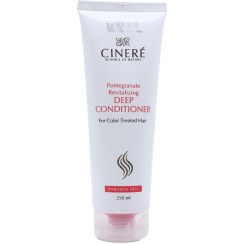 تصویر نرم کننده عمیق موی رنگ شده سینره Cinere Pomegranate Revitalizing Deep Conditioner