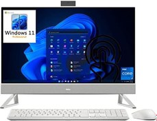 تصویر کامپیوتر Dell 2023 Inspiron 27 7710 AIO 27 اینچی FHD لمسی همه کاره برای کسب و کار، نسل دوازدهم Intel 10-Core i7-1255U، 16 گیگابایت رم DDR4، 1 ترابایت PCIe SSD + 1 ترابایت هارد دیسک، GeForce12 Pro MX5، GeForce12 Pro MX5، Windows 