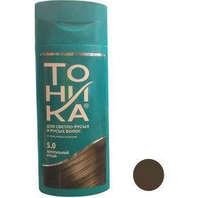 تصویر شامپو رنگ بلوند زیتونی تیره شماره 5.0 تونیکا 150 میل TOHNKA Hair Color Shampoo 5.0 Olive Blond 150ml