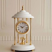 تصویر ساعت رومیزی آرتمیس چوبی رومیزی و جلو کنسولی زنگ پیانویی 