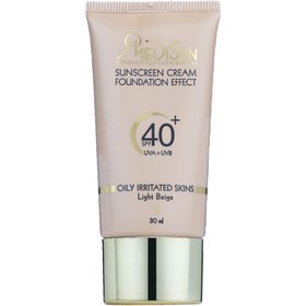 تصویر کرم ضد آفتاب مدیسان مدل Gold حجم 30 میلی لیتر Medisun Gold Sunscreen Cream 30ml