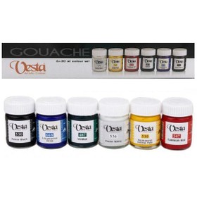 تصویر گواش وستا 6 رنگ | Vesta 