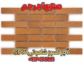 تصویر آجرنما نسوز شاموتی پرتقالی کد sp3 