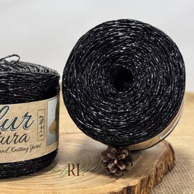 تصویر رافیا براق مشکی 