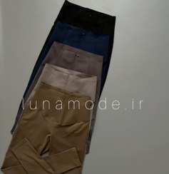 تصویر لگ گنی زنانه کمر زیپی فلامنت 