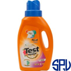 تصویر مایع لباسشویی تست مخصوص لباس های رنگی و سفید 