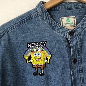 تصویر پچ حرارتی Sponge Bob-NOBODY CARES 