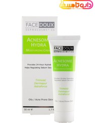 تصویر کرم مرطوب کننده آکنه زوم هیدرا فیس دوکس پوست چرب و مختلط50میل Facedoux Acnesome Hydra Moisturizing Cream For Oily Skins 50 ml