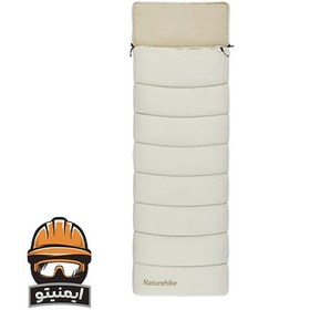 تصویر کیسه خواب الیاف مدل LD250 نیچرهایک | CNK2300SD016 Flexible envelope cotton sleeping bag with hood