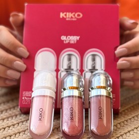 تصویر پک 3تایی kiko milano_glossy lip set 