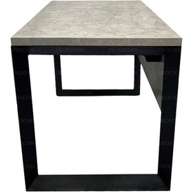 تصویر میزکارمندی پایه فلزی 120*90 