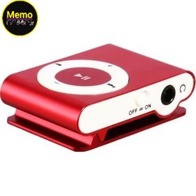 تصویر پخش کننده موسیقی MP3 قرمز 