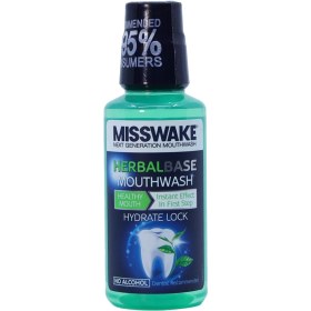تصویر دهان شویه میسویک مدل Herbal Base حجم ۴۰۰ میل 