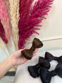 تصویر پاپیون مویی گیره ای - رنگ 