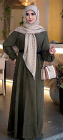 تصویر عبای مخمل - سبز / سایز ۳ 