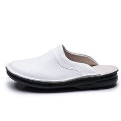 تصویر دمپایی طبی چرم دست دوز مدل پرستاری 