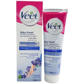 تصویر کرم موبر ویت مدل Silky Fresh مناسب پوست‌های حساس (حجم 100 میلی‌لیتر) 