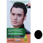تصویر کیت رنگ مو مردانه گارنیک شماره 1 رنگ مشکی طبیعی GARNIC 