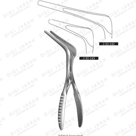 تصویر اسپکلوم بینی مشکی J-32-142 surgicon 75mm 