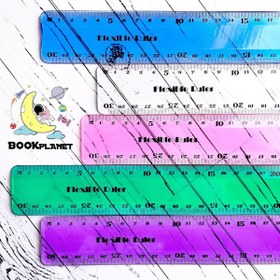 تصویر خط کش 30 سانتی متری پلاستیکی 