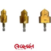 تصویر مجموعه 3 عددی مته لوله آب لینیکس 