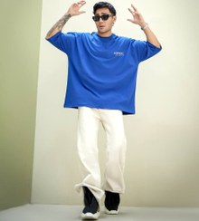 تصویر تیشرت مردانه قواره باکسی 