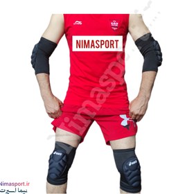 تصویر ست آرنج بند و زانوبند والیبال Goalkeeper knee support