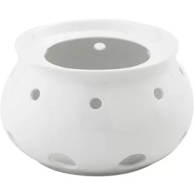 تصویر وارمر قوری شهرزاد چینی زرین سفید (سایز 16) Zarin Iran Shahrzad White 1 Piece Porcelain Warmer 16