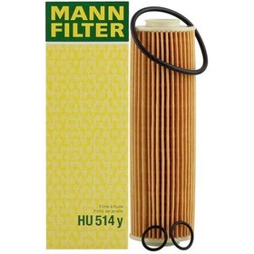 تصویر فیلتر روغن مدل HU514y برند مان MANN ( اصلی ) HU514y MANN Oil Filter