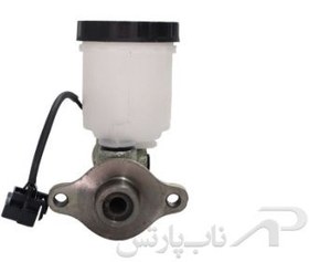 تصویر پمپ ترمز پراید مدل CBS با مخزن روغن 