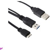تصویر کابل میکرو USB3.0 هارد اکسترنال فرانت (Faranet) مدل Fn U3Cy10 طول 1m 