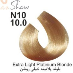 تصویر رنگ مو کاترومر گروه طبیعی رنگ بلوند پلاتینه خیلی روشن شماره N10 , 10.0 حجم 100 میلی لیتر Katromer Hair Color Low Ammonia Natural No. 10.0 Extra Light Platinium Blonde , 100 ml