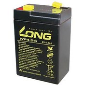 تصویر باتری یو پی اس6 ولت 4.5 آمپر ساعت لانگ مدل WP4.5-6 
