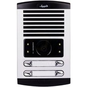 تصویر پنل آیفون تصویری الکتروپیک مدل FD1086 چهار واحدی افقی 