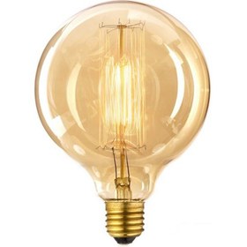 تصویر لامپ ادیسونی فیلامنتی Filament G125 E27 Edison G125 Bulb Lamp E27 40W