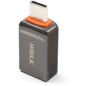 تصویر تبدیل USB به TYPE-C برند HISKA مدل H5 HISKA OTG TYPEC H5