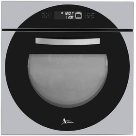 تصویر فر توکار اخوان مدل F39 سفید-مشکی Akhavan F39 Built-in Oven -Black & White