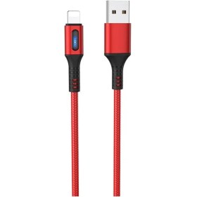 تصویر کابل شارژ هوکو مدل U79 با سری لایتنینگ HOCO U79 Admirable smart power off charging data cable for Lightning