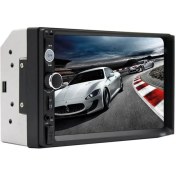 تصویر ضبط خودرو دو دین 7 اینچ YZYXD مدل 7018B | مانیتور لمسی، بلوتوث، MP5، دوربین دنده عقب 