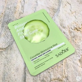 تصویر ماسک صورت ورقه ای عصاره خیار SADOR Cucumber Mask (0566) SADOR Cucumber extract face mask