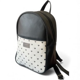 تصویر کیف کوله پشتی چرم قلب قلبی کیفت Kifet bag