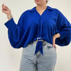 تصویر شومیز گره‌ای مجلسی زنانه الیزه کد ۱۲۲۲ 