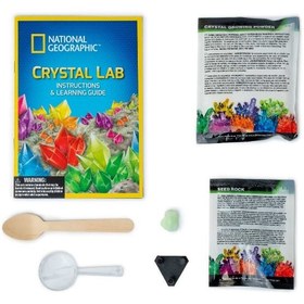 تصویر کیف آزمایشگاهی کریستال درخشان در تاریکی (سبز) برند national geographic Glow-In-The-Dark Crystal Lab Kit (Green)