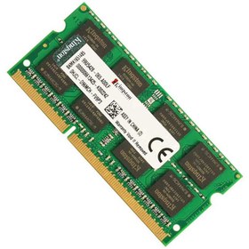 تصویر رم لپ تاپ کینگستون 8 گیگابایت DDR3 با فرکانس 1333 مگاهرتز Kingston RAM 8GB DDR3L 1600 MHz PC3L-12800 CL11 Laptop Memory