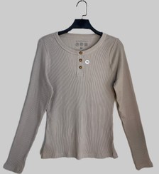 تصویر بلوز آستین بلند کبریتی 