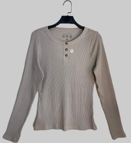 تصویر بلوز آستین بلند کبریتی 