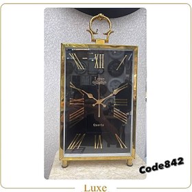 تصویر ساعت رومیزی لوکس۸۴۲ - طلایی Luxe