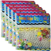 تصویر خاک ژله ای مدل کریستالی شفاف وزن 3 گرم بسته 5 عددی 